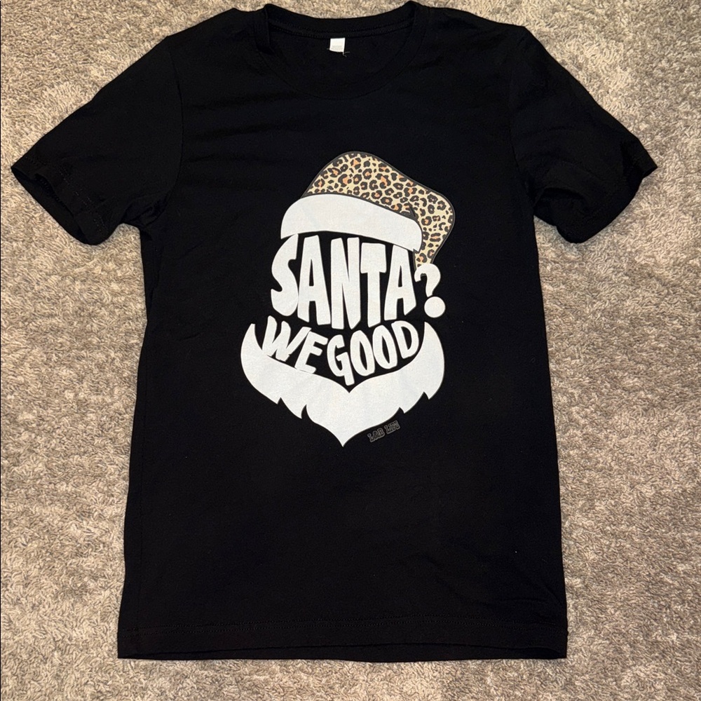 Black Santa Graphic Tee